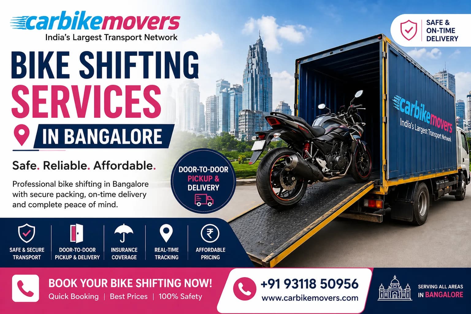 Trusted Bike Shifting Services in Bangalore for Safe Relocation