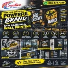 Printing Services for Under one roof for Gym Fitness Center | Online Service | 589