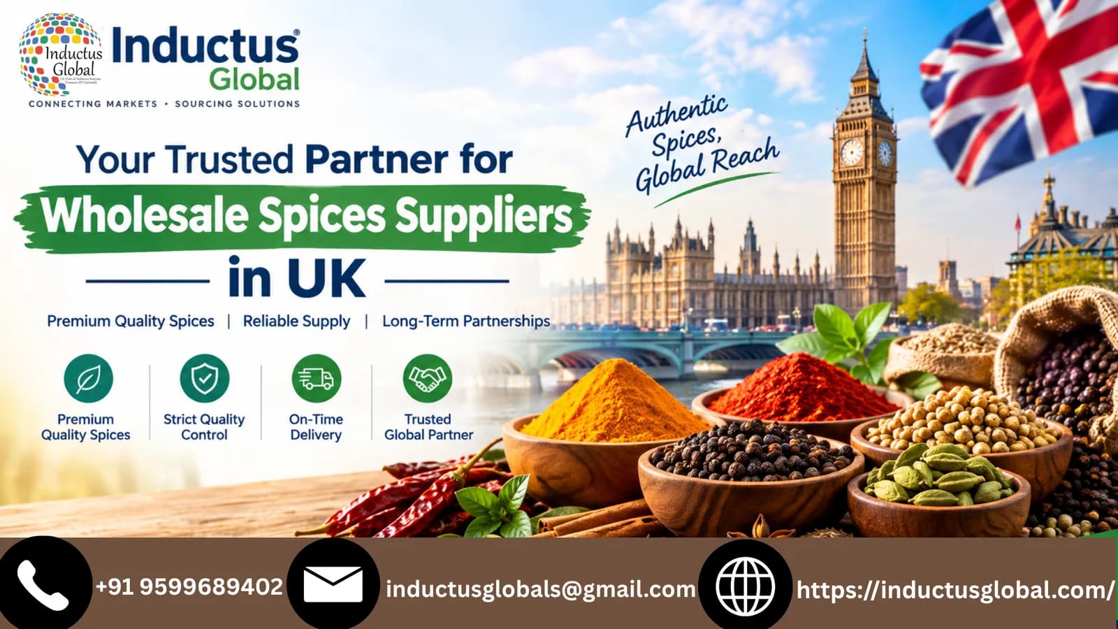 Your Trusted Partner for Wholesale Spices Suppliers in UK