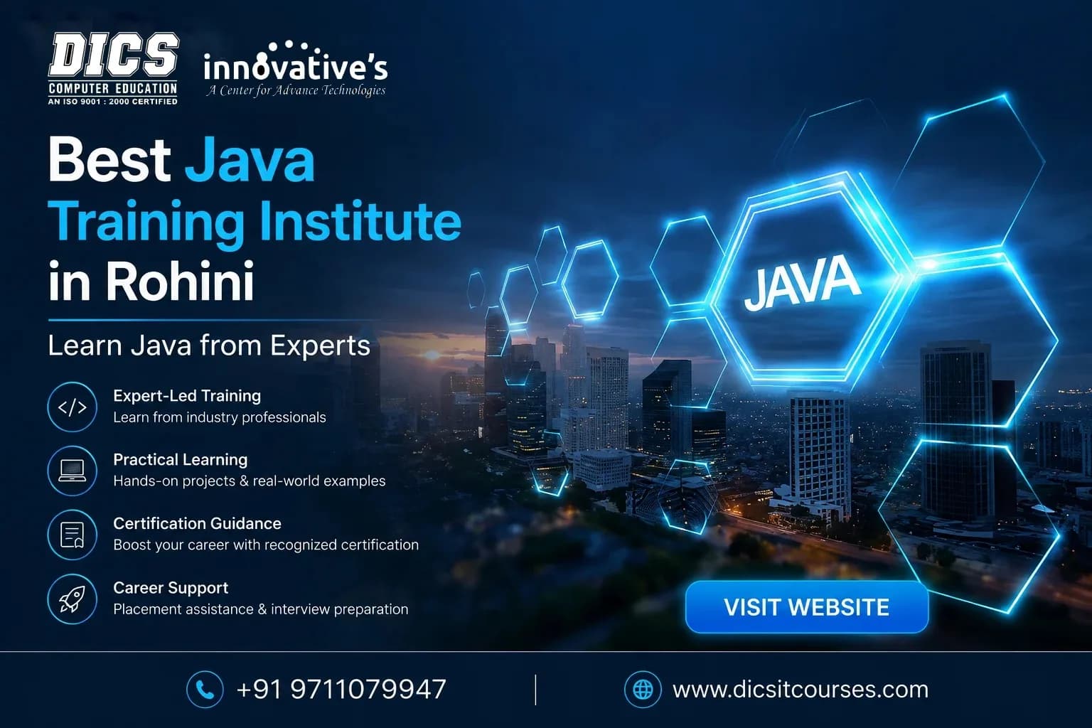 Best Java Training Institute in Rohini | DICS