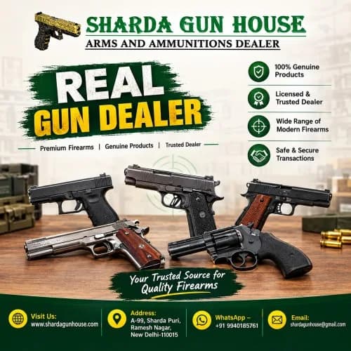 Sharda Gun House – Your Reliable Real Gun Dealer for Quality Firearms