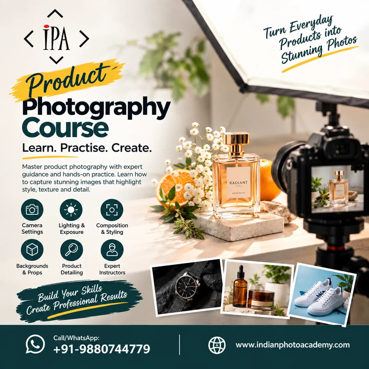 product photography course in Bangalore