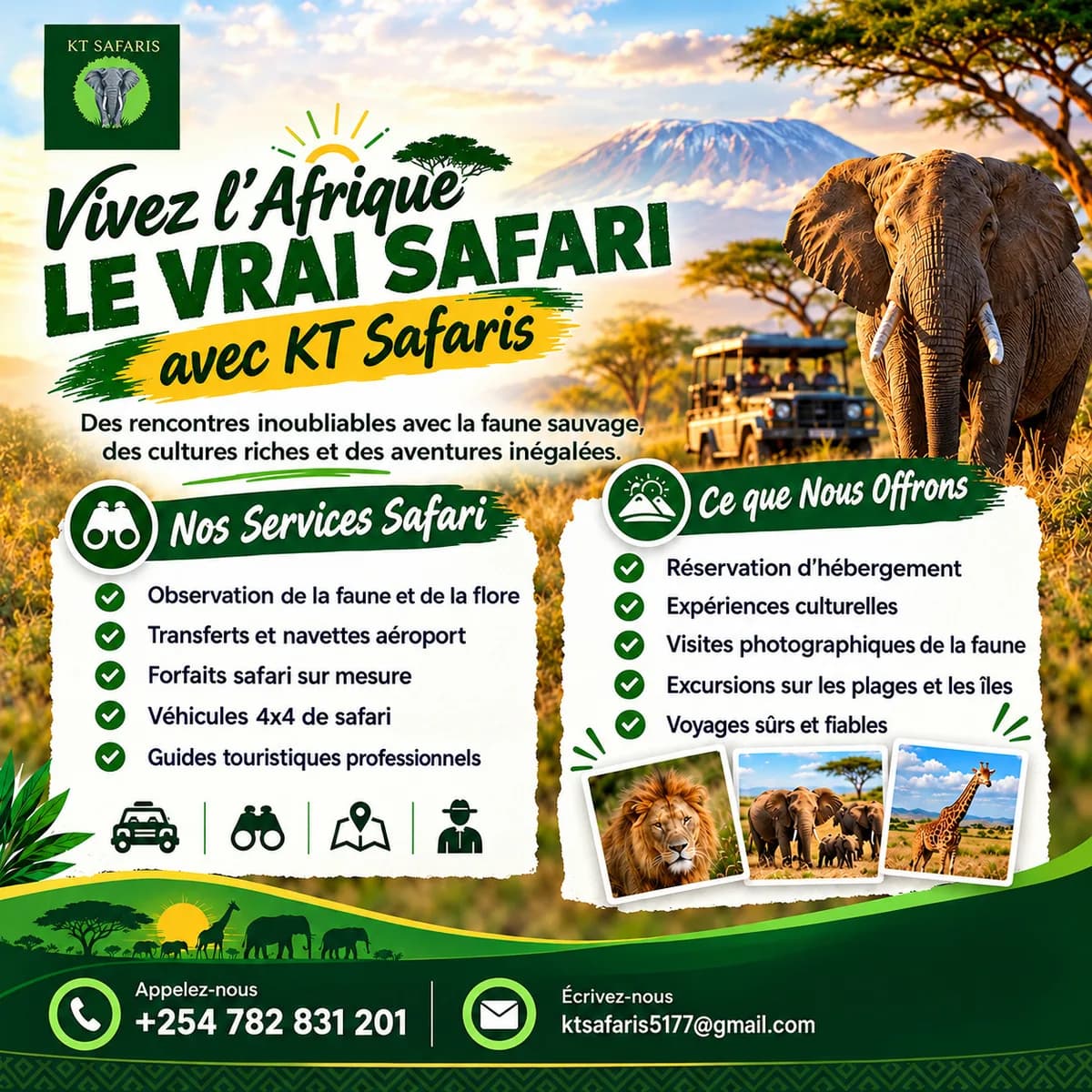 Safari Kenya avec Guide Francophone pour une Expérience Inoubliable