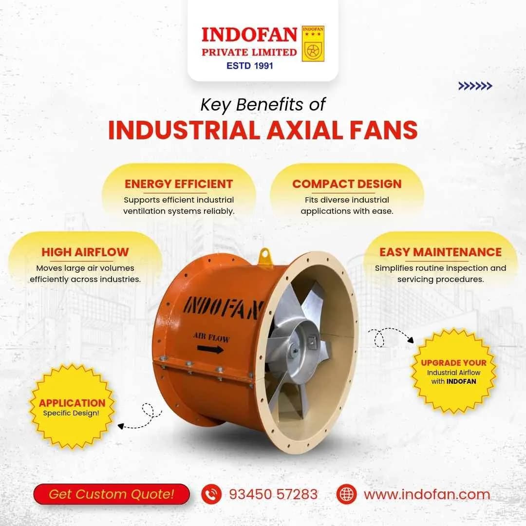Top Industrial Axial Fans Manufacturers for High-Volume Airflow