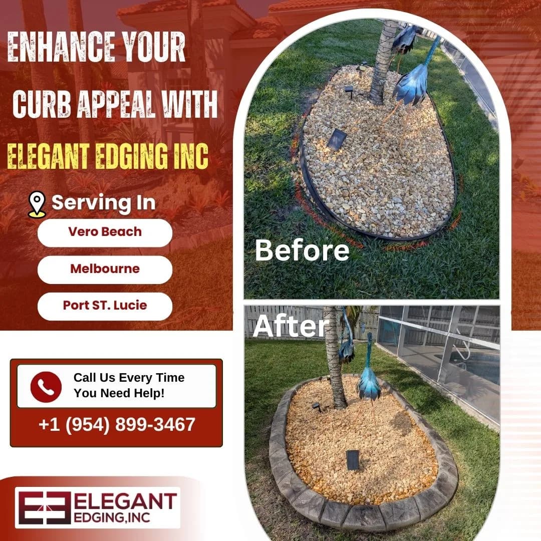 Top-rated Concrete Landscape Border in Melbourne, FL area
