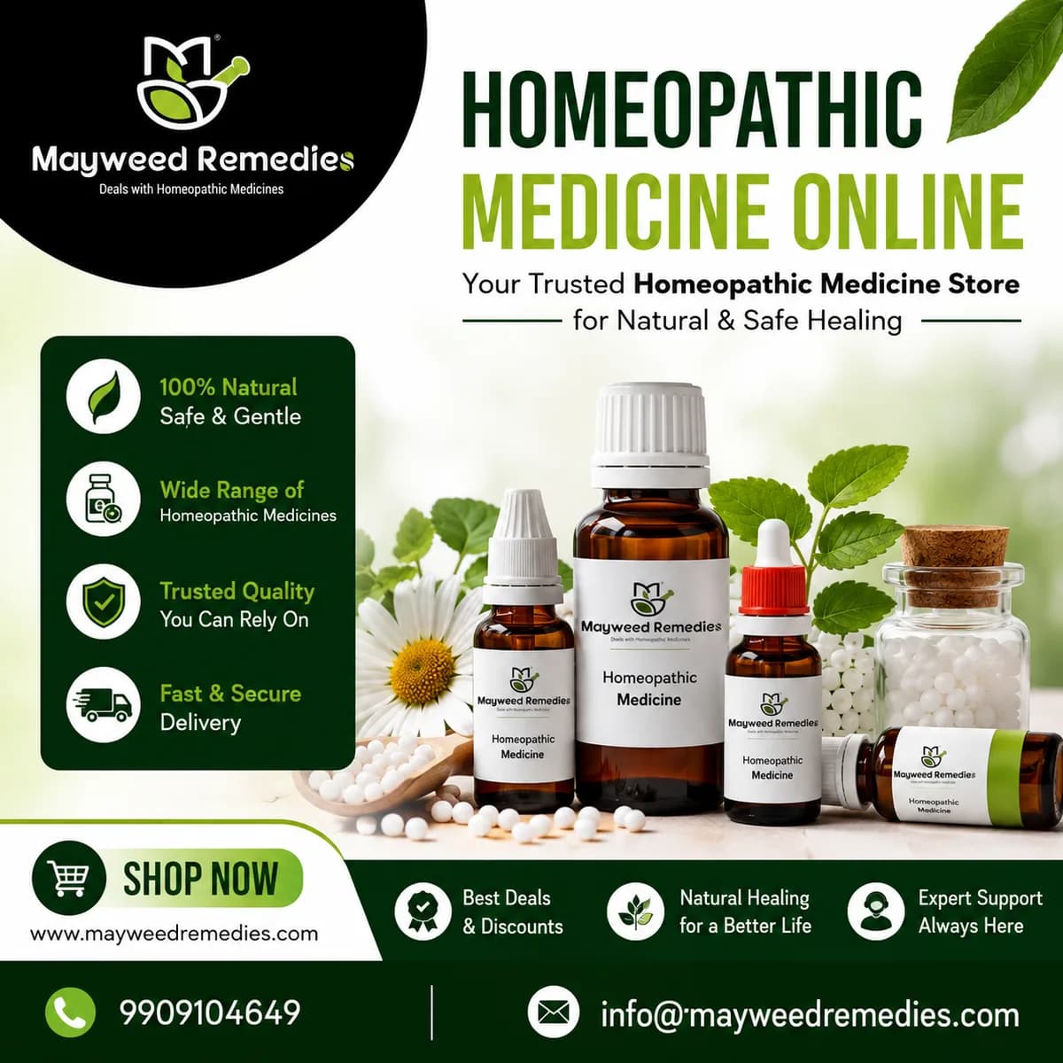Buy Homeopathic Medicine Online from a Trusted Store