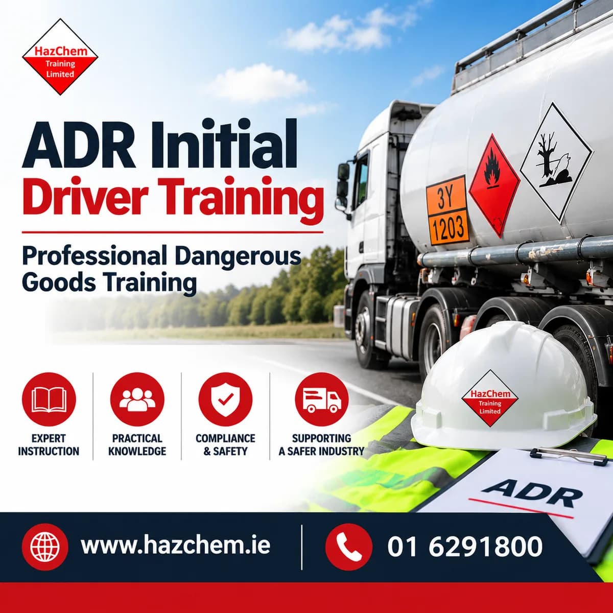 Trusted ADR Training Centre in Kildare – HazChem Training