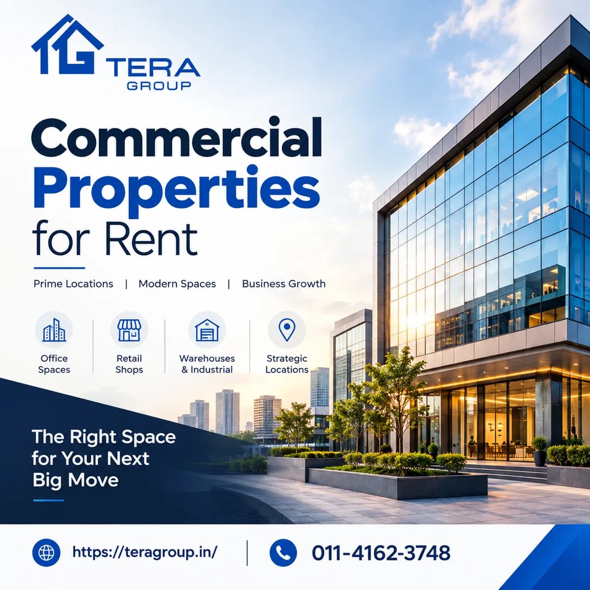 Commercial Properties in Delhi and Delhi NCR for Rent