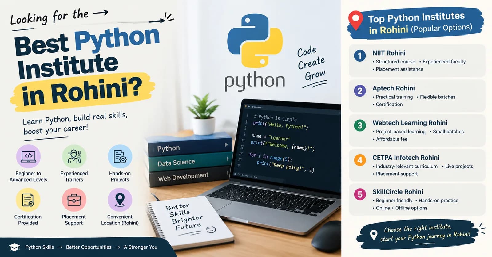 Master Python in Rohini – Learn, Build & Grow with Confidence