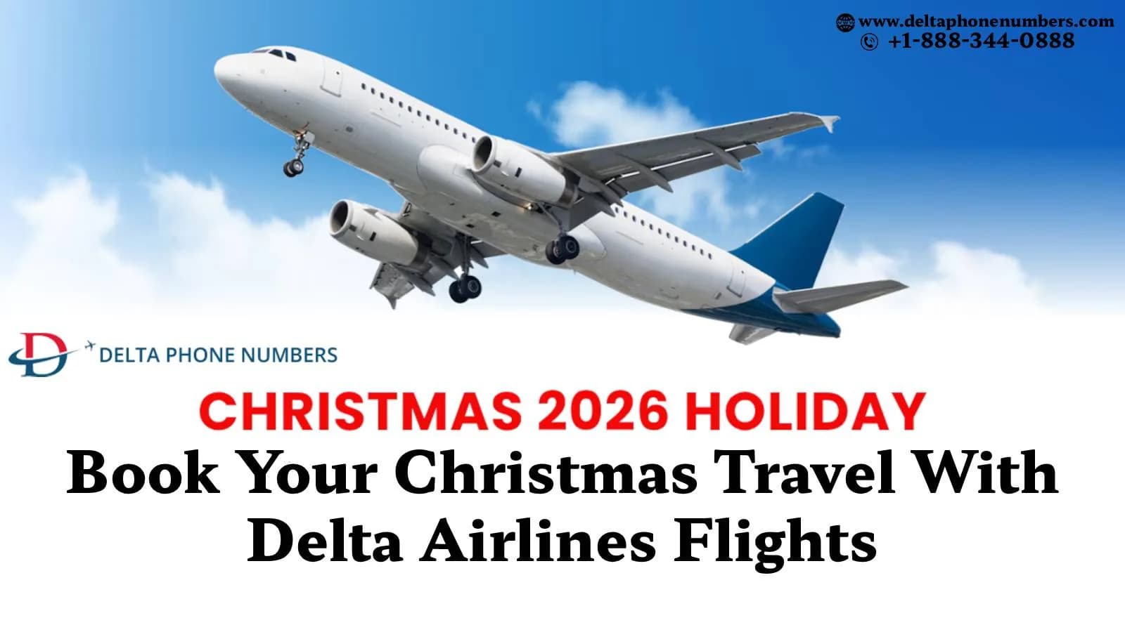 Book Your Christmas Travel with Delta Airlines Flights