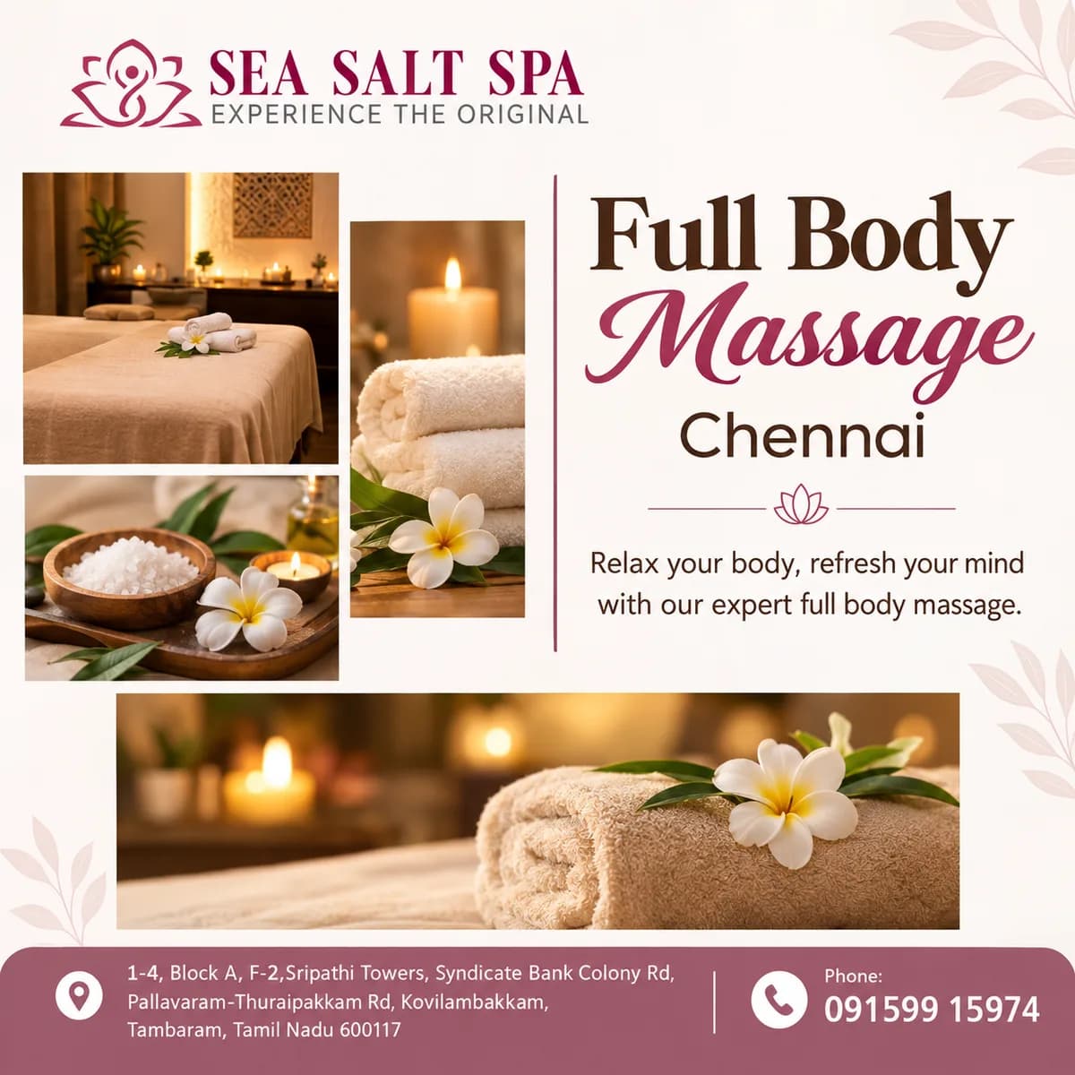 Full Body Massage in Chennai: How to Choose the Right Spa