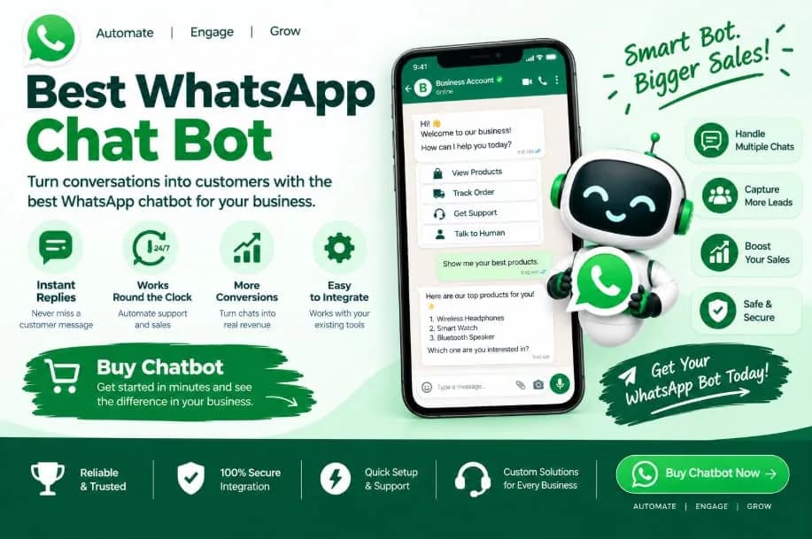 Best Whatsapp Chat Bot | buy chatbot