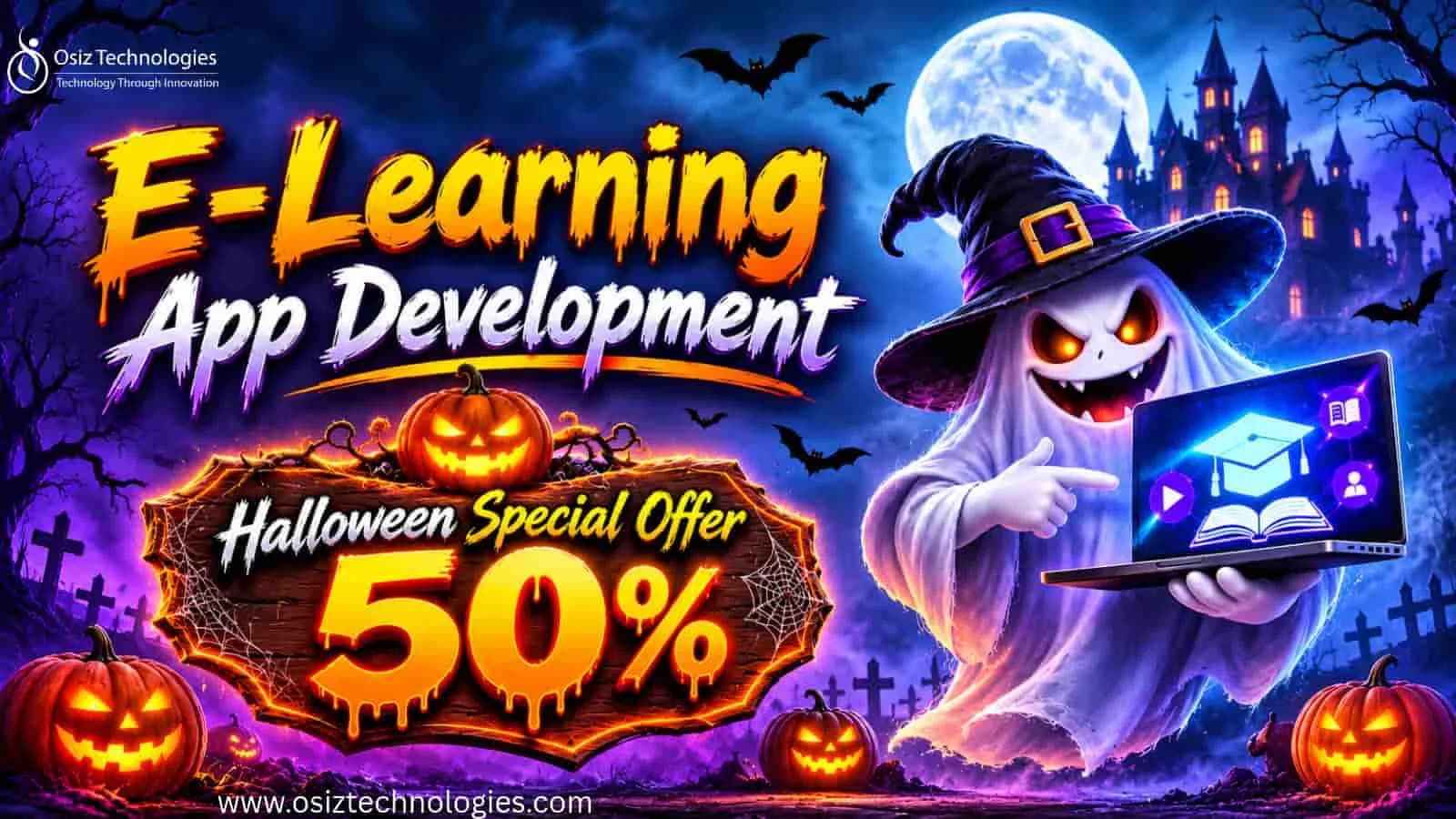 š Launch Your E-Learning App Now ā Grab 50% OFF This Halloween!