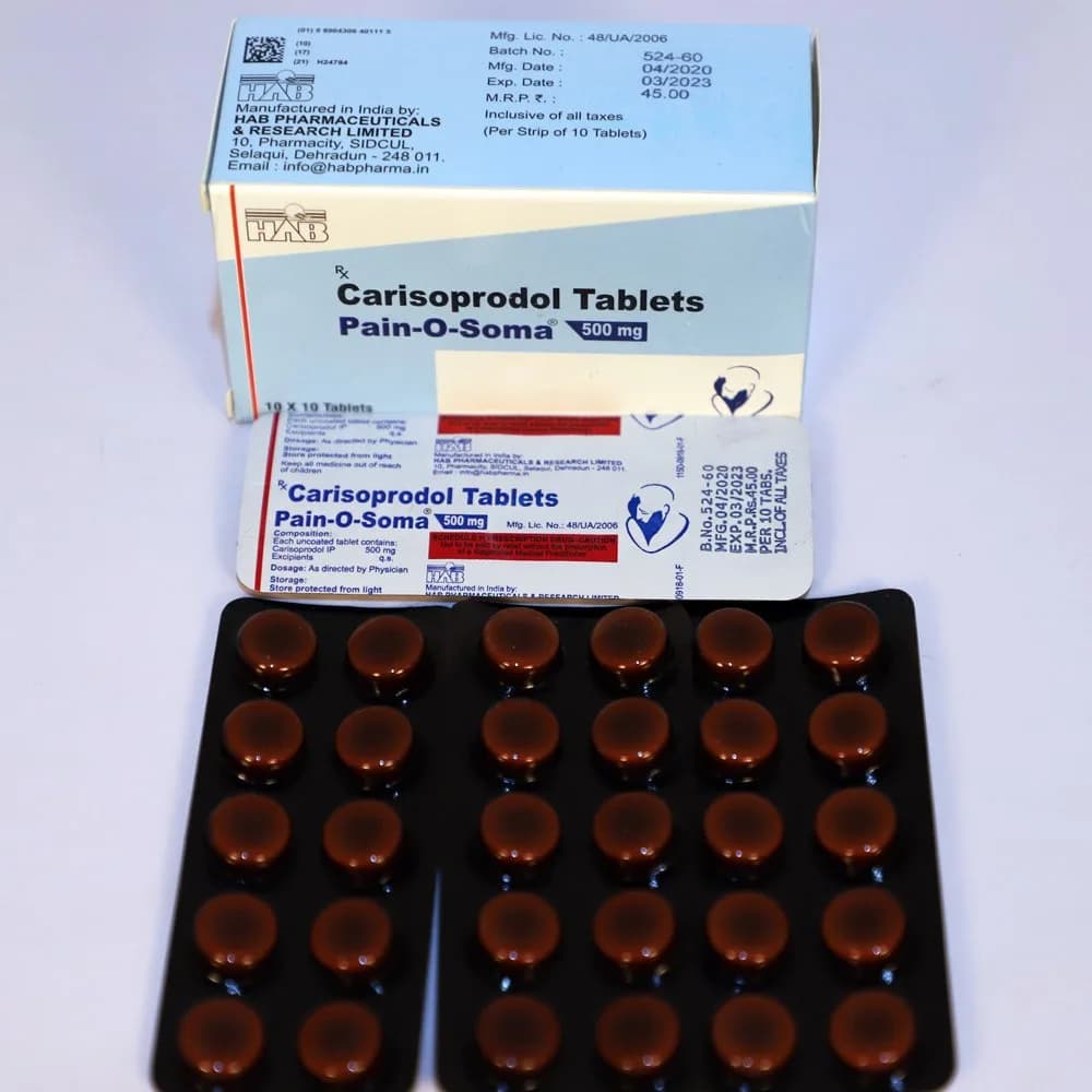 Soma Carisoprodol 500mg