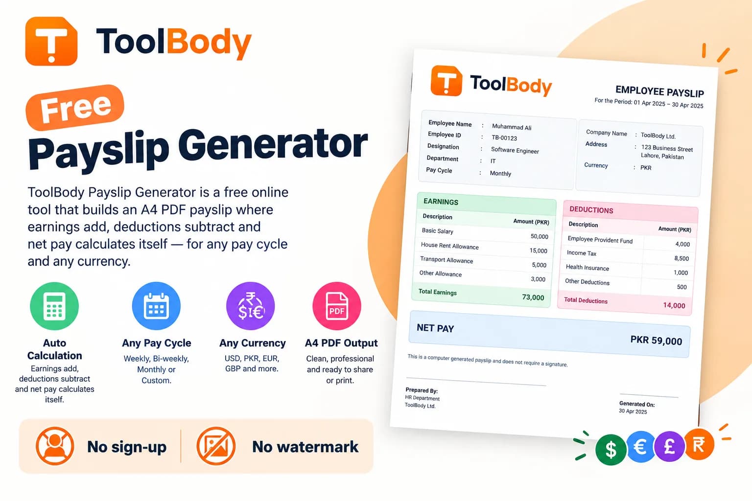 Free Payslip Generator