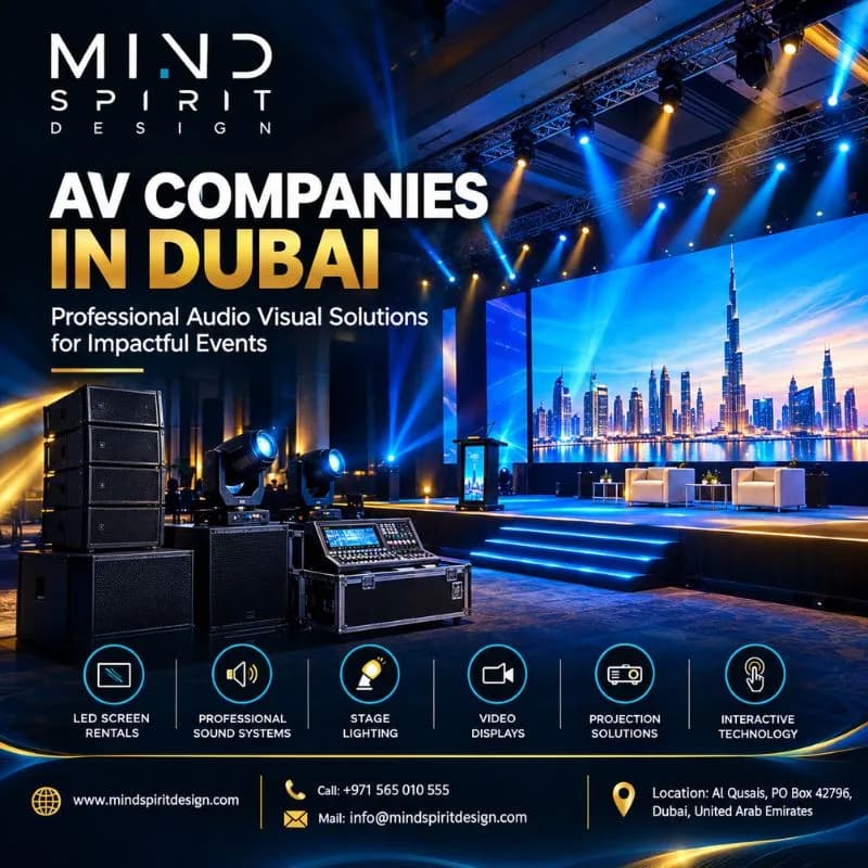 Choosing the Right AV Companies in Dubai for Your Next Event