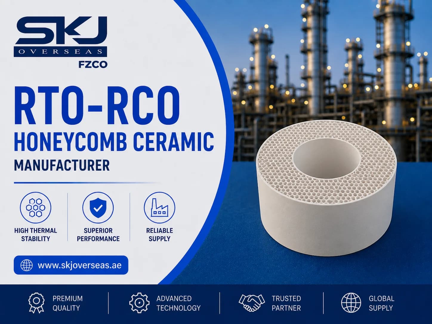 Trusted RTO-RCO Honeycomb Ceramic Supplier for Industrial Needs!
