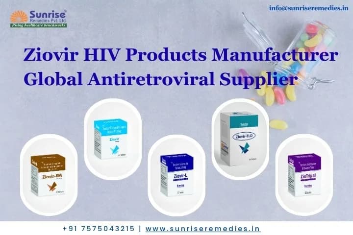 Ziovir HIV Products Manufacturer Global Antiretroviral Supplier