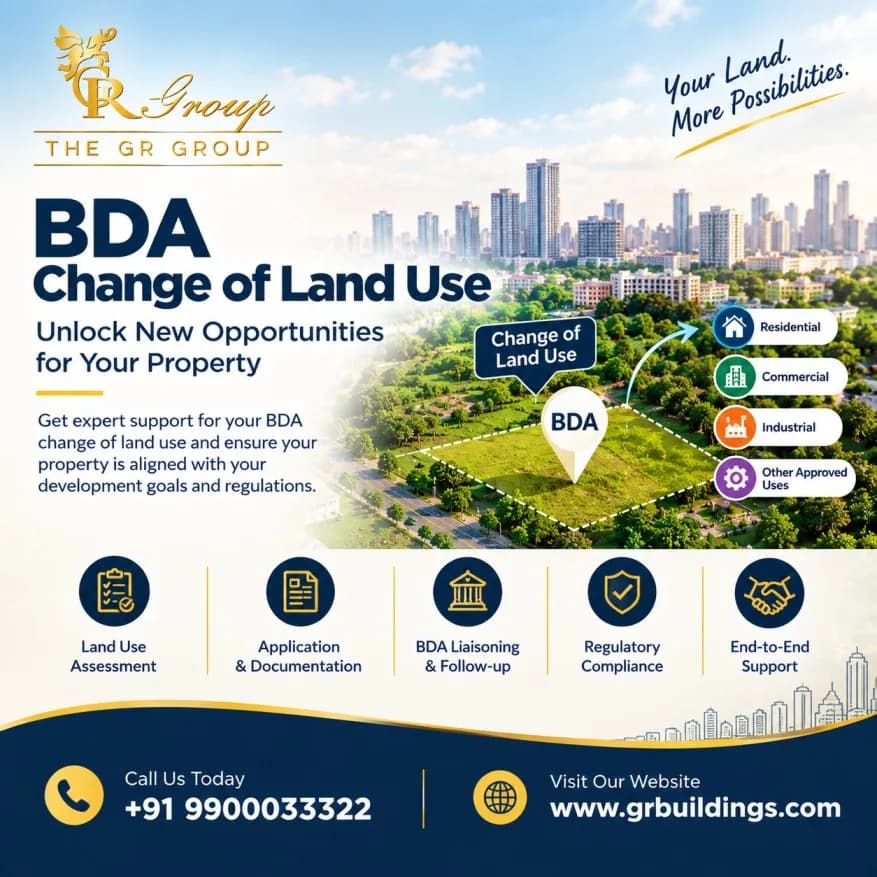 BDA change of land use in bangalore