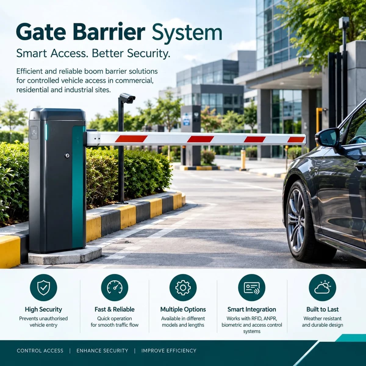 Gate Barrier System KSA: Smart Vehicle Access Control Solutions for Riyadh and Saudi Arabia