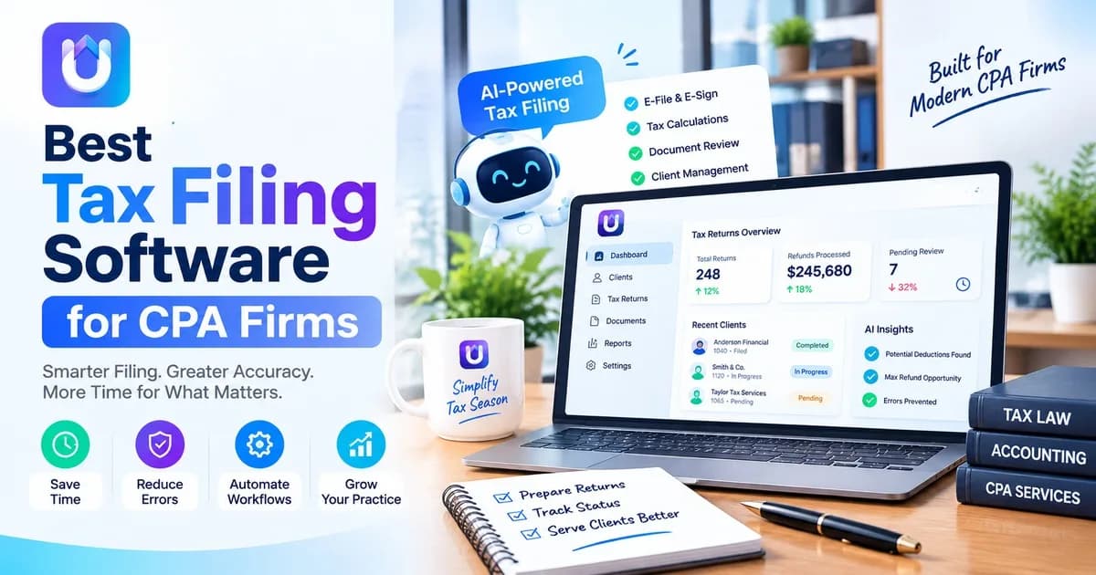 UpTax AI Tax Software for CPA and Accounting Firms