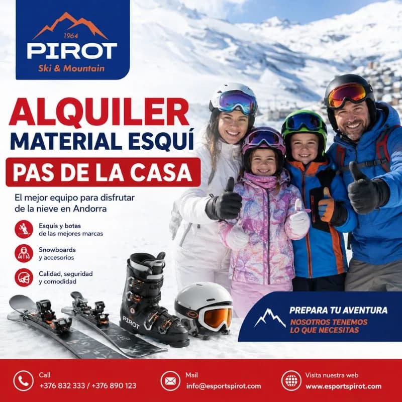 Encuentra el Mejor Alquiler Material Esquí Pas de la Casa