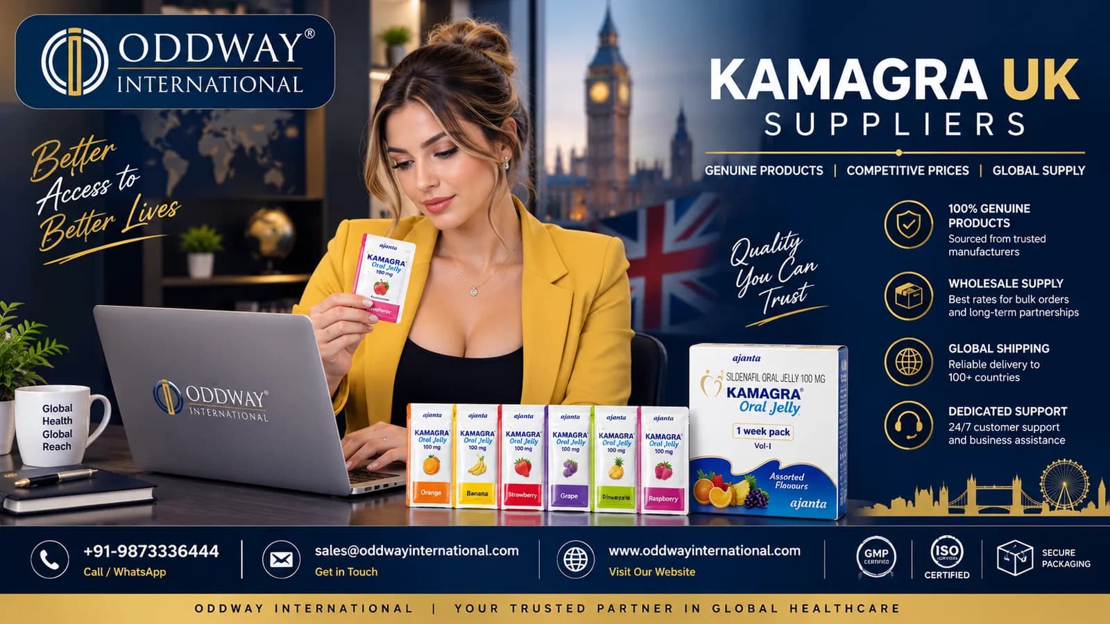 International Kamagra UK Supply Options for B2B Buyers