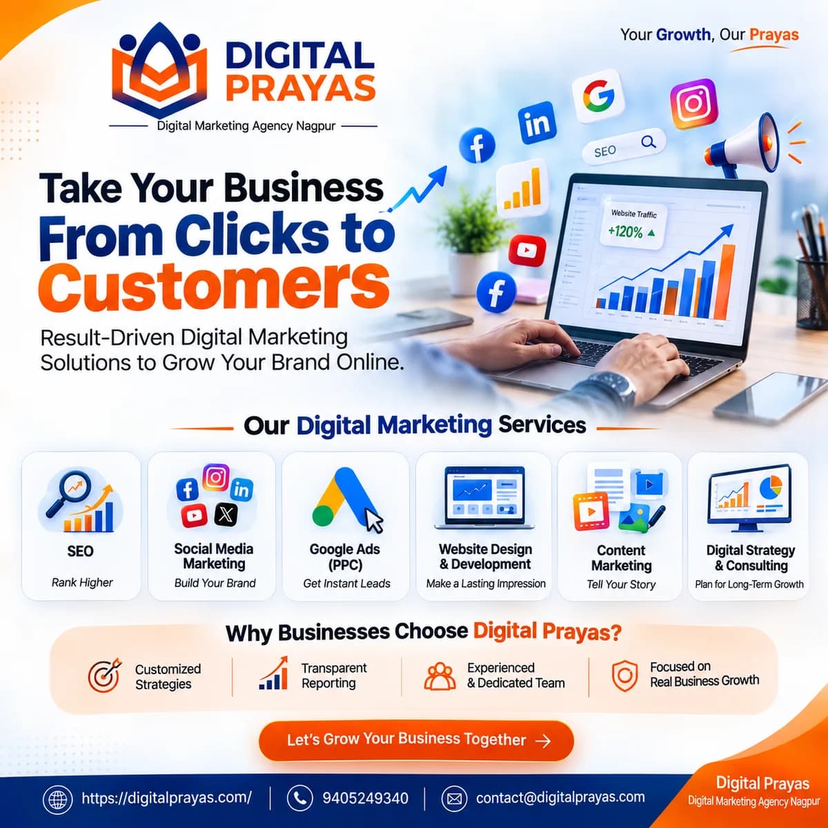 best seo company in Nagpur | Digital Prayas
