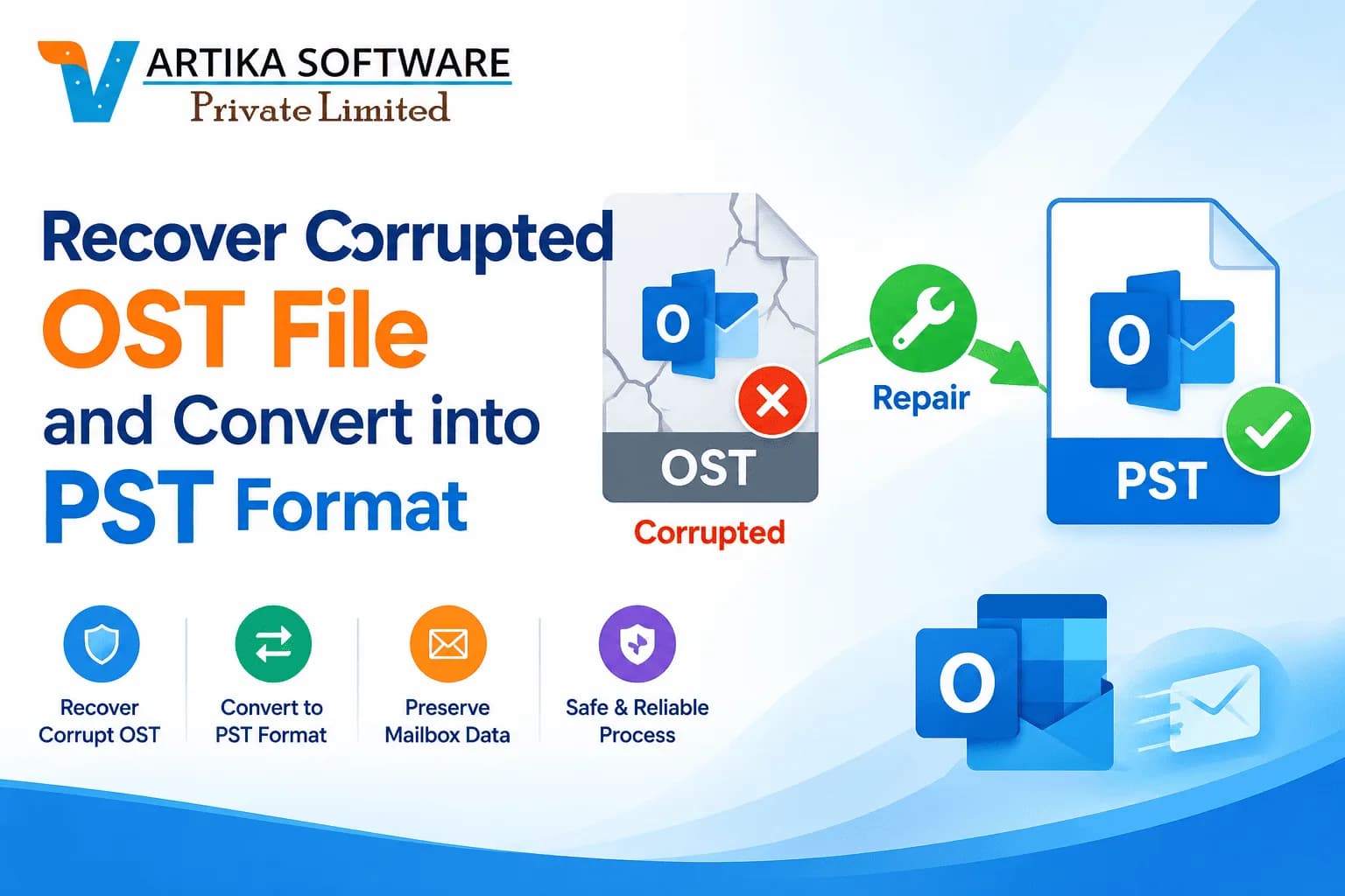 OST Mailbox to Outlook PST Conversion Tool Download