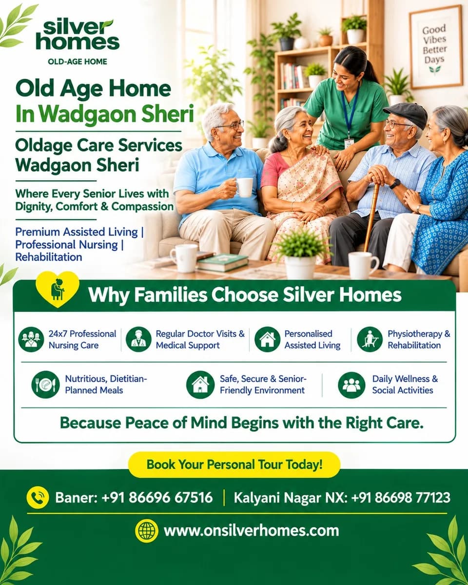 Old Age Home In Wadgaon Sheri / Oldage Care Services Wadgaon Sheri - ONP Silver Homes