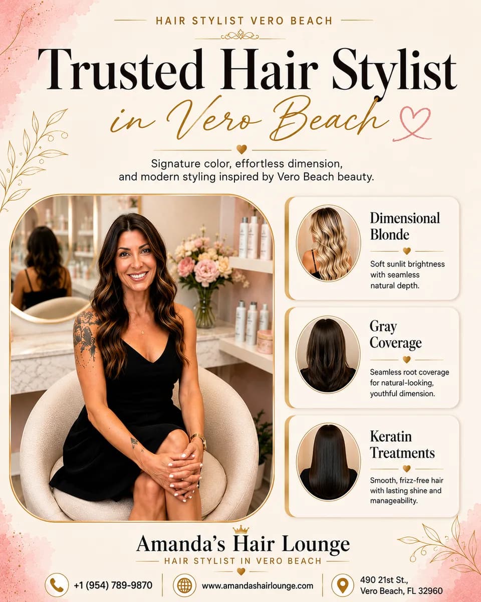 Book a Professional Hair Cut Appointment in Vero Beach