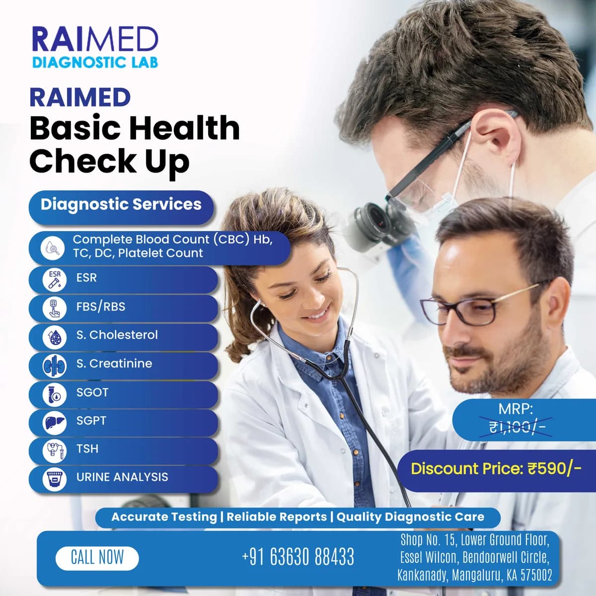 RAIMED Diagnostics Special Health Package