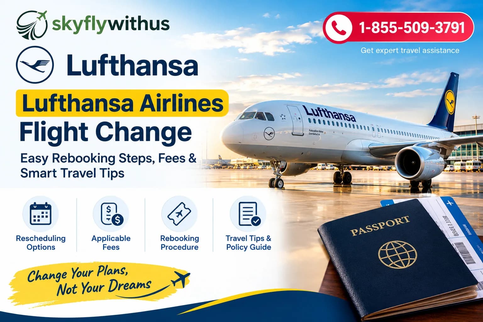 Lufthansa Airlines Flight Change: Easy Rebooking Steps, Fees & Smart Travel Tips