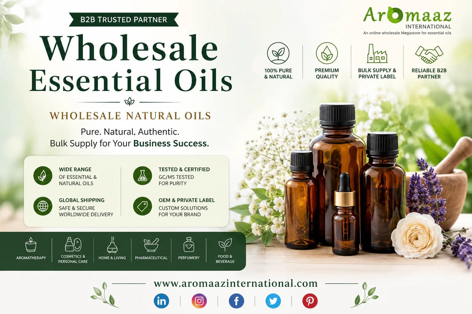 Where to Buy Premium Essential Oils Wholesale?