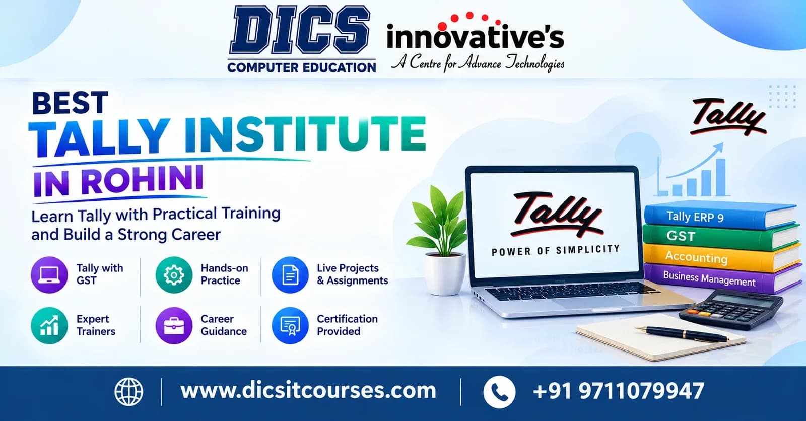 Best Tally Institute in Rohini | TallyPrime with GST