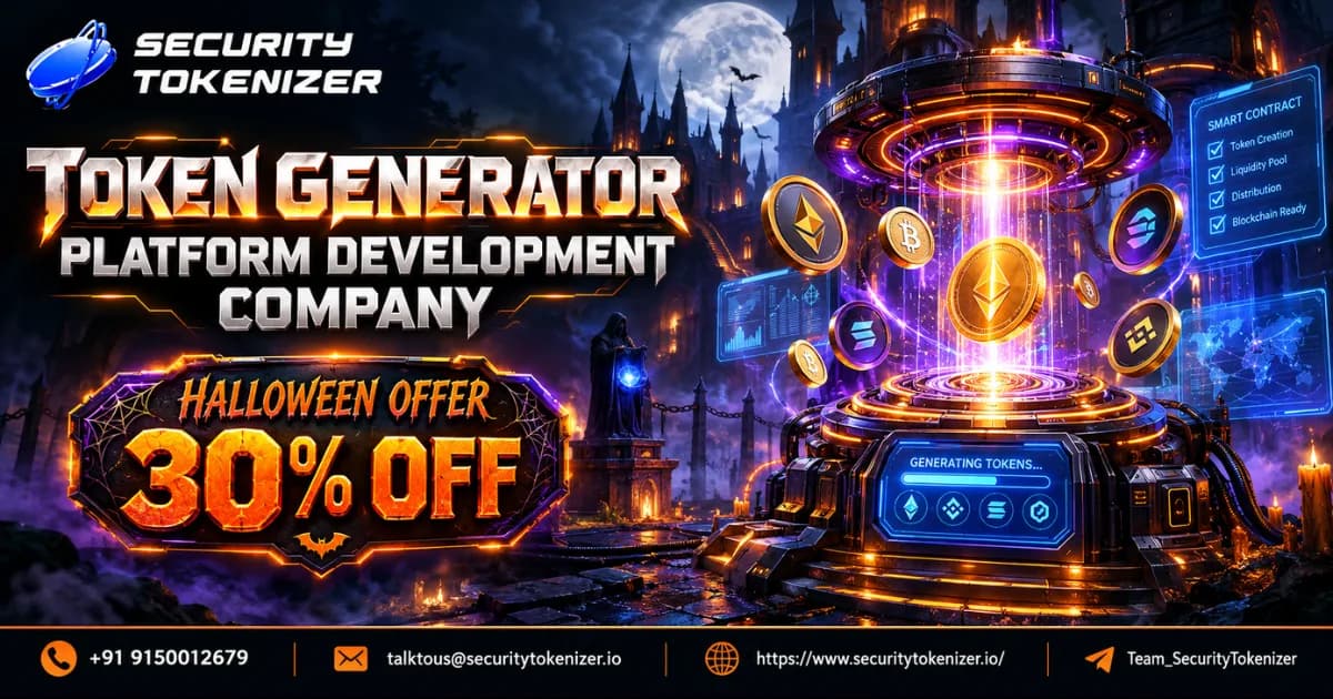 Accelerate Crypto Project Launches with Custom Token Generator Platform – Halloween 30% OFF