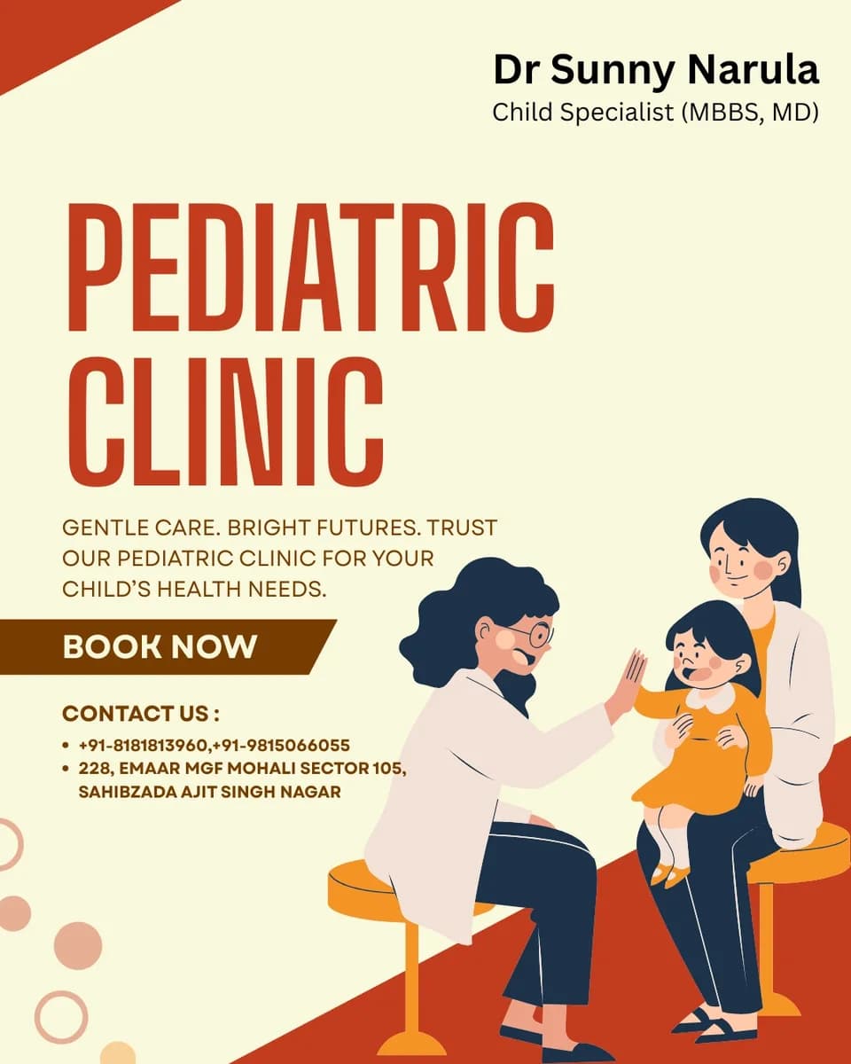 Dr.Sunny Narula-Child specialist in mohali