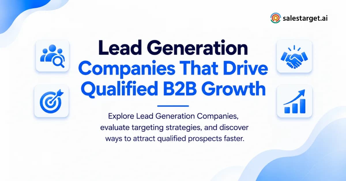 Find Reliable Lead Generation Companies for Quality B2B Leads