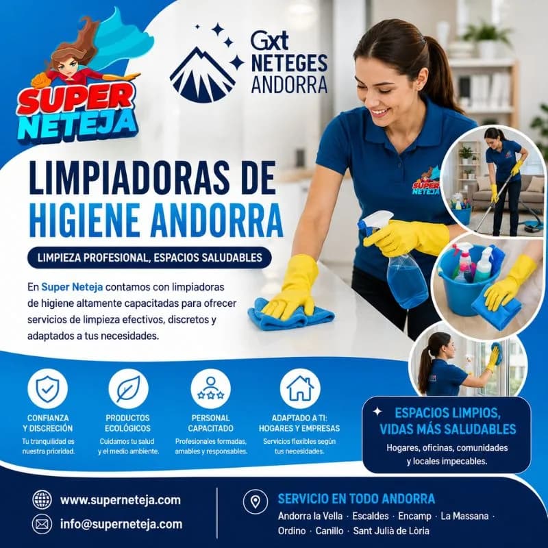 Servicios de Limpieza Profesional Andorra para Espacios Impecables