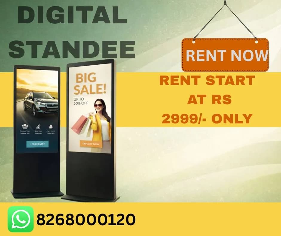 RENTAL DIGITAL STNDEE ON START AT RS 2999/-IN MUMBAI-NAVIMUMBAI-THANE