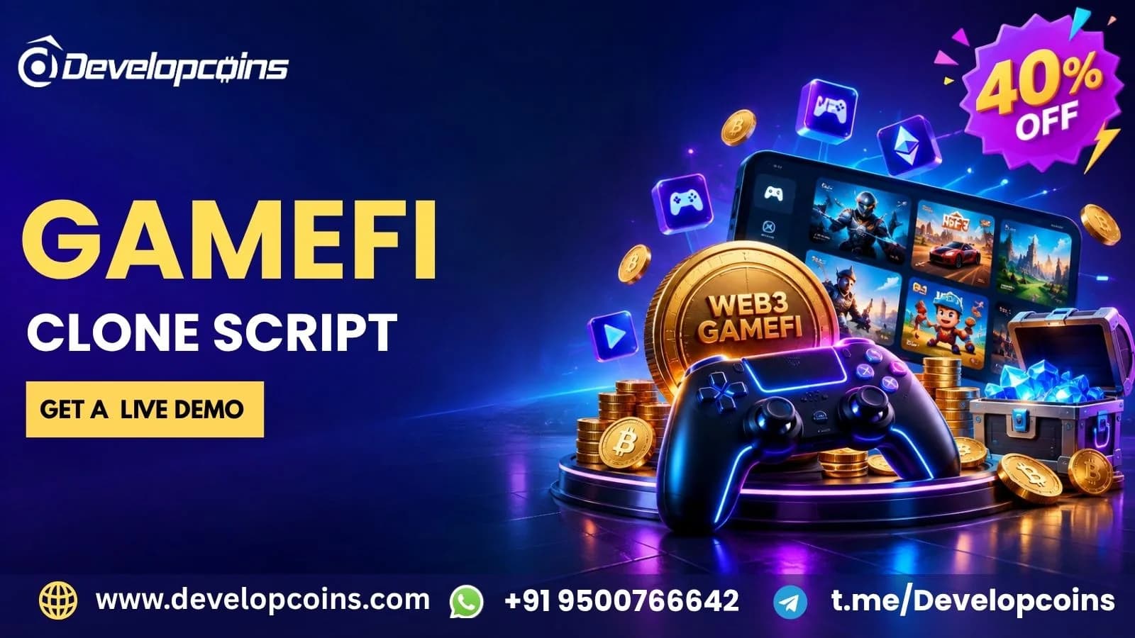 Turn Your Gaming Vision into a Web3 Business with a GameFi Clone Script