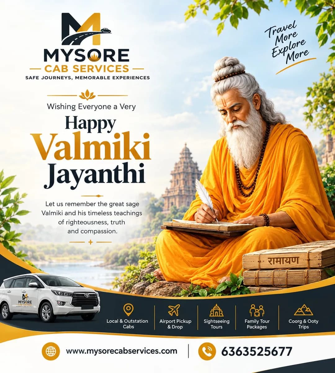 Mysore Cab Services for Local and Outstation