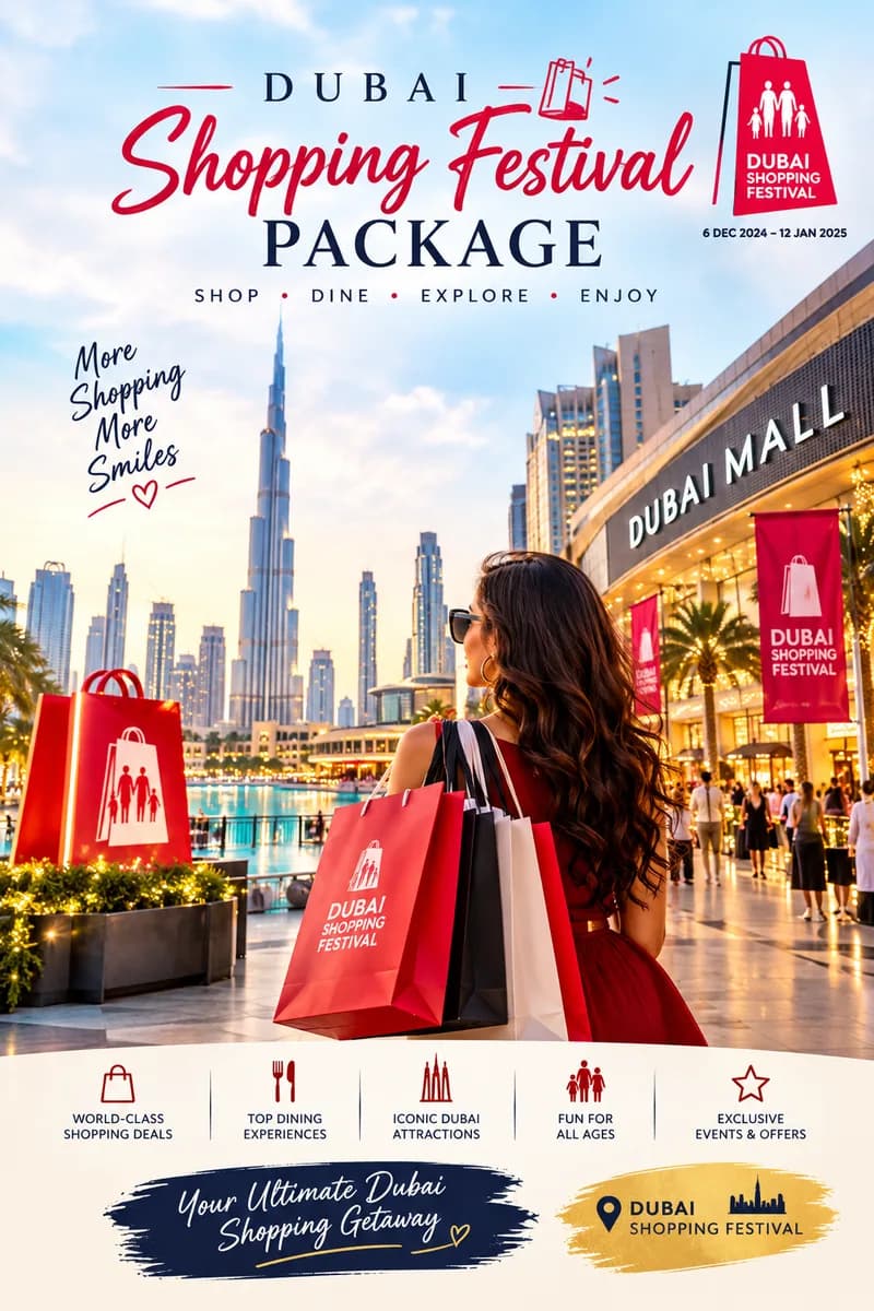Dubai Shopping Festival Package – Enjoy the Ultimate Shopping Experience