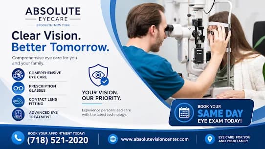 Experienced Optometrist Near Me Flatbush - Absolute Vision Center