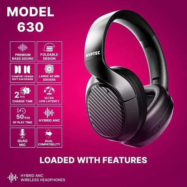 Kyptec LifeStyle® 630 Hybrid ANC Headphones