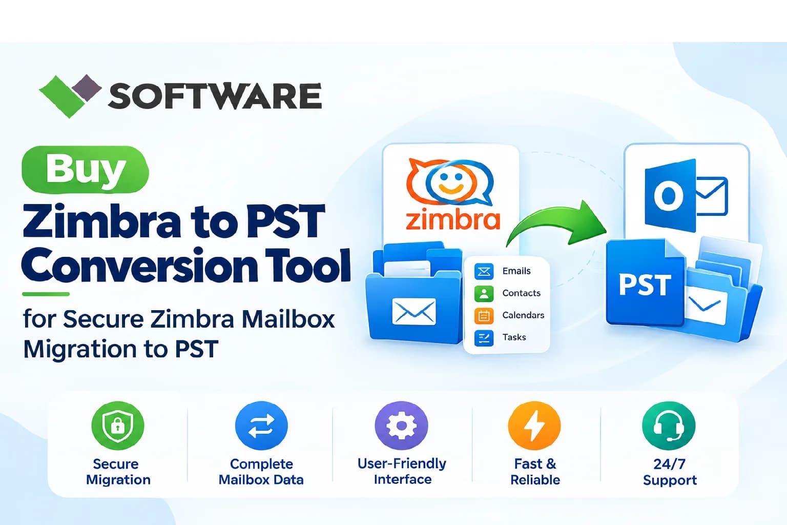Export Zimbra to Outlook PST File