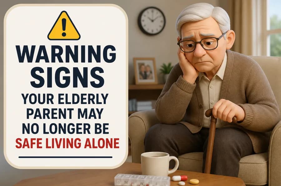 Warning Signs Your Aging Parent Needs Help Rather Than Living Alone