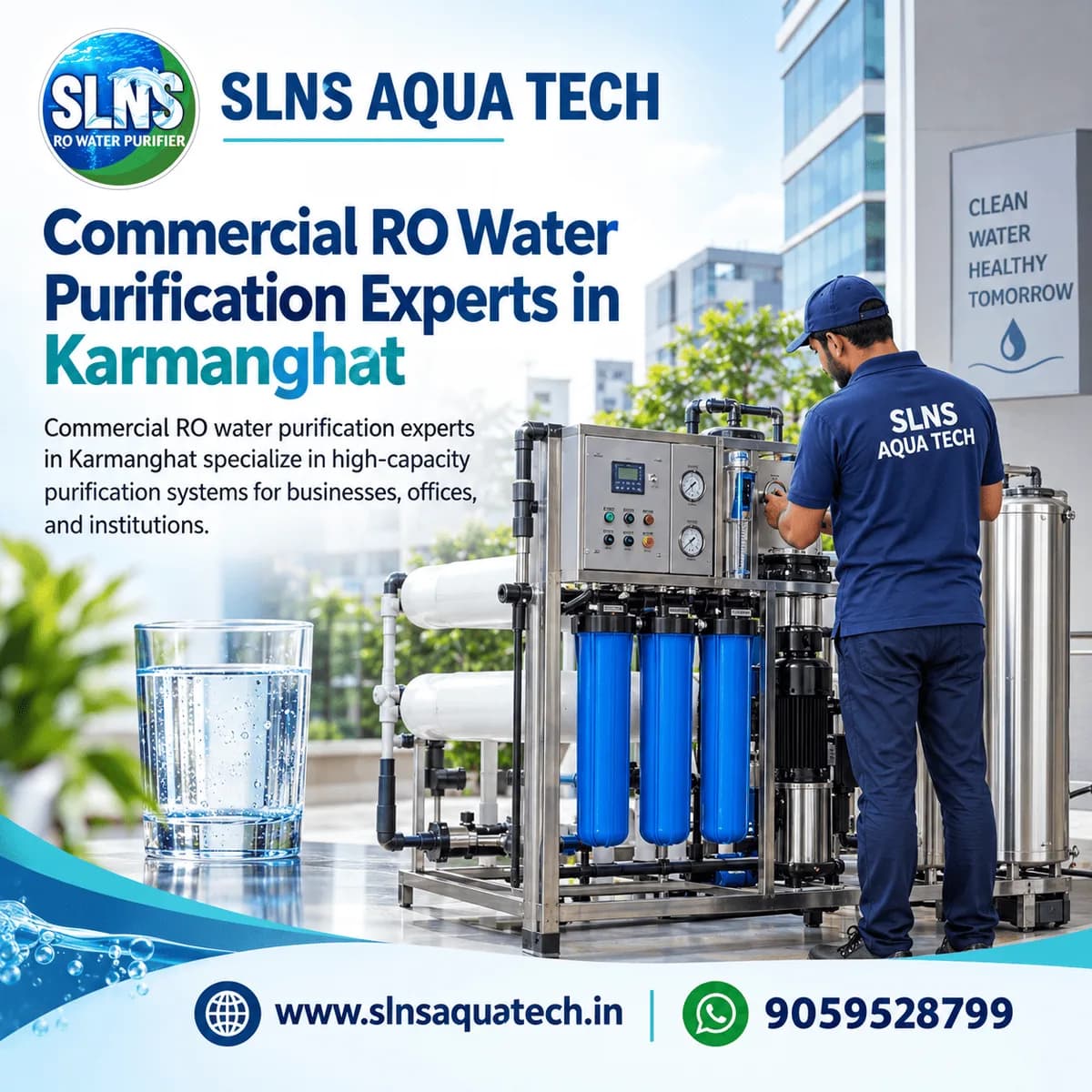 Commercial RO Water Purification Experts in Karmanghat