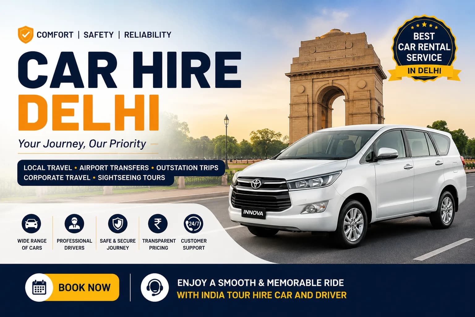 Best Car Hire Delhi Services