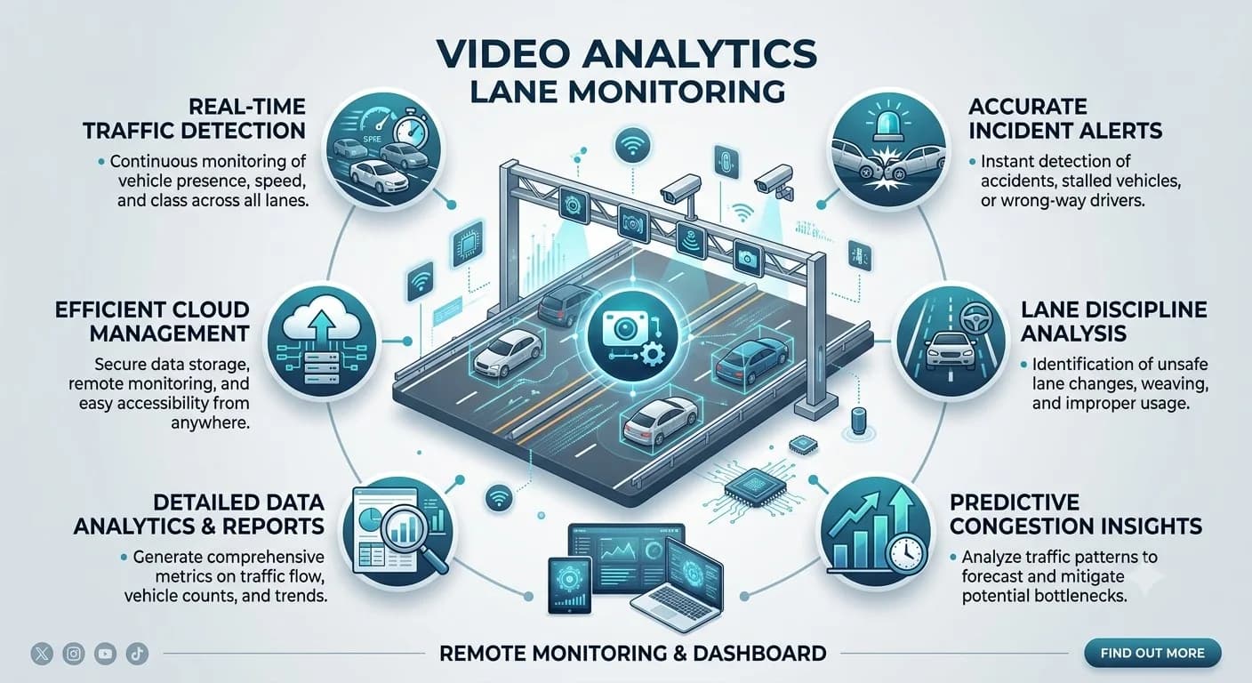 Precision Lane Monitoring Through Advanced Video Analytics in Saudi Arabia
